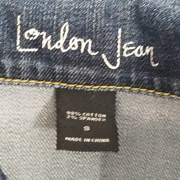 London Jeans  Trucker Jean Jacket  Sz S - Picture 3 of 3
